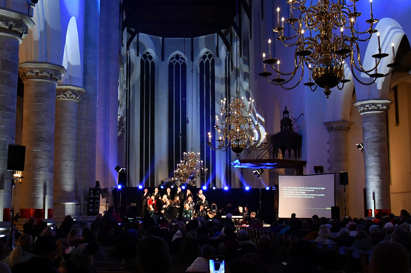 Koren festival tijdens Lichtjesavond Delft 2022