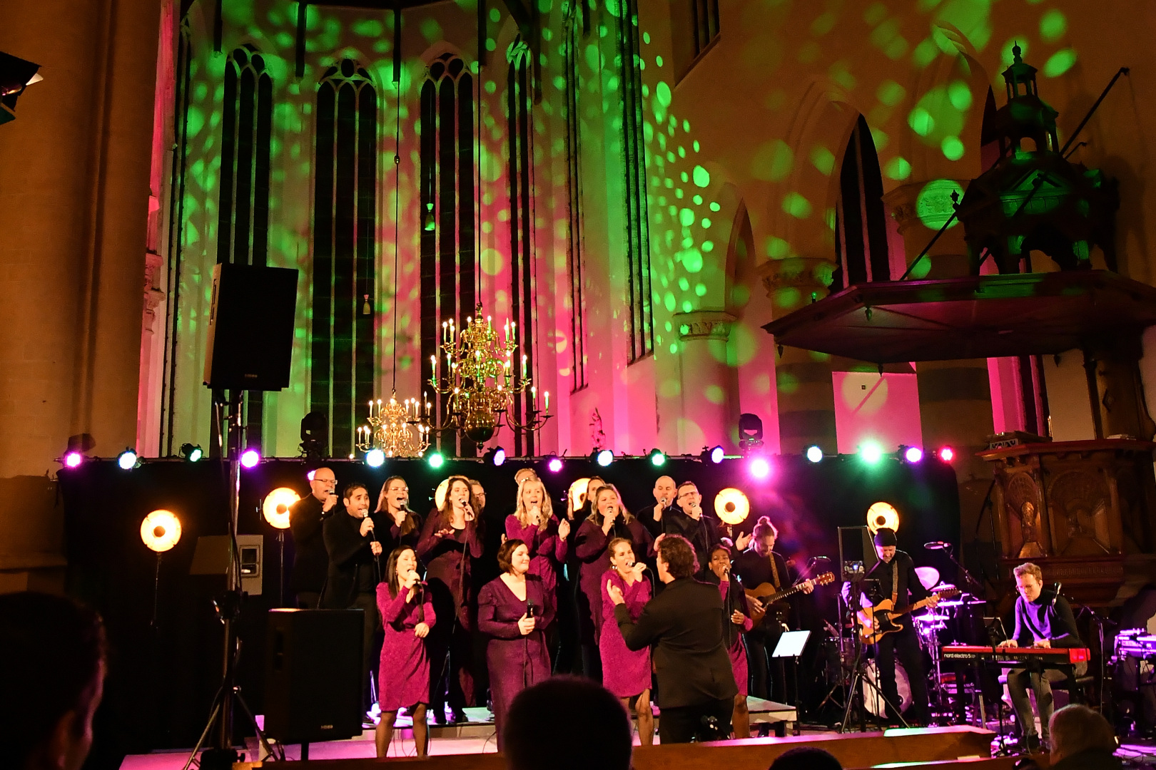 Koren festival tijdens Lichtjesavond Delft 2023